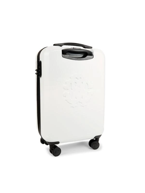 Roberto Cavalli 19 Inch Expandable Logo Spinner Suitcase 4