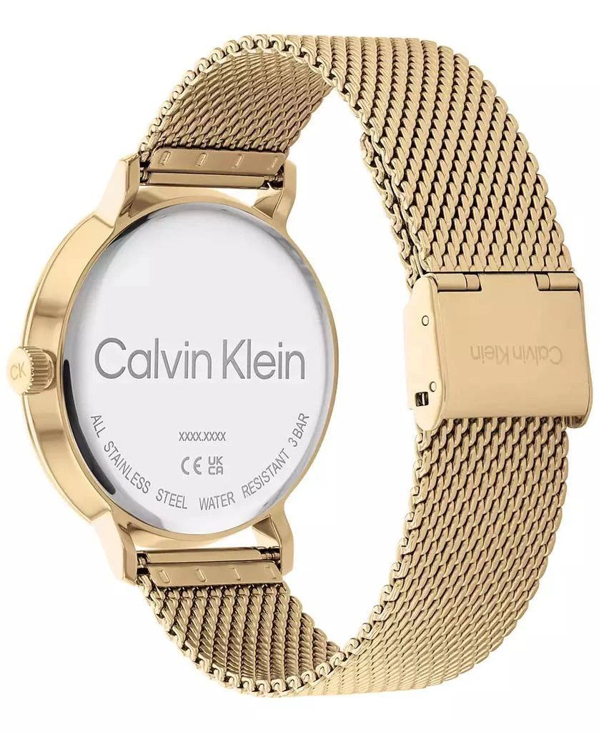 Calvin Klein Gold-Tone Mesh Bracelet Watch 42mm 3