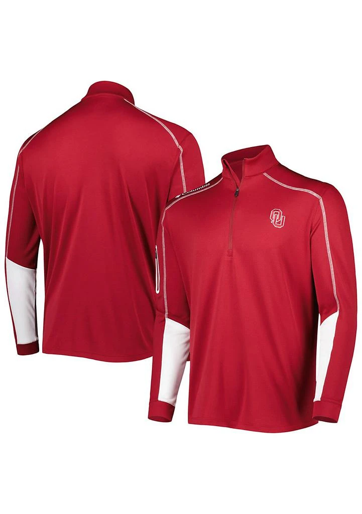 Columbia NCAA Oklahoma Sooners Shotgun 2.0 Omni-Wick Quarter-Zip Jacket