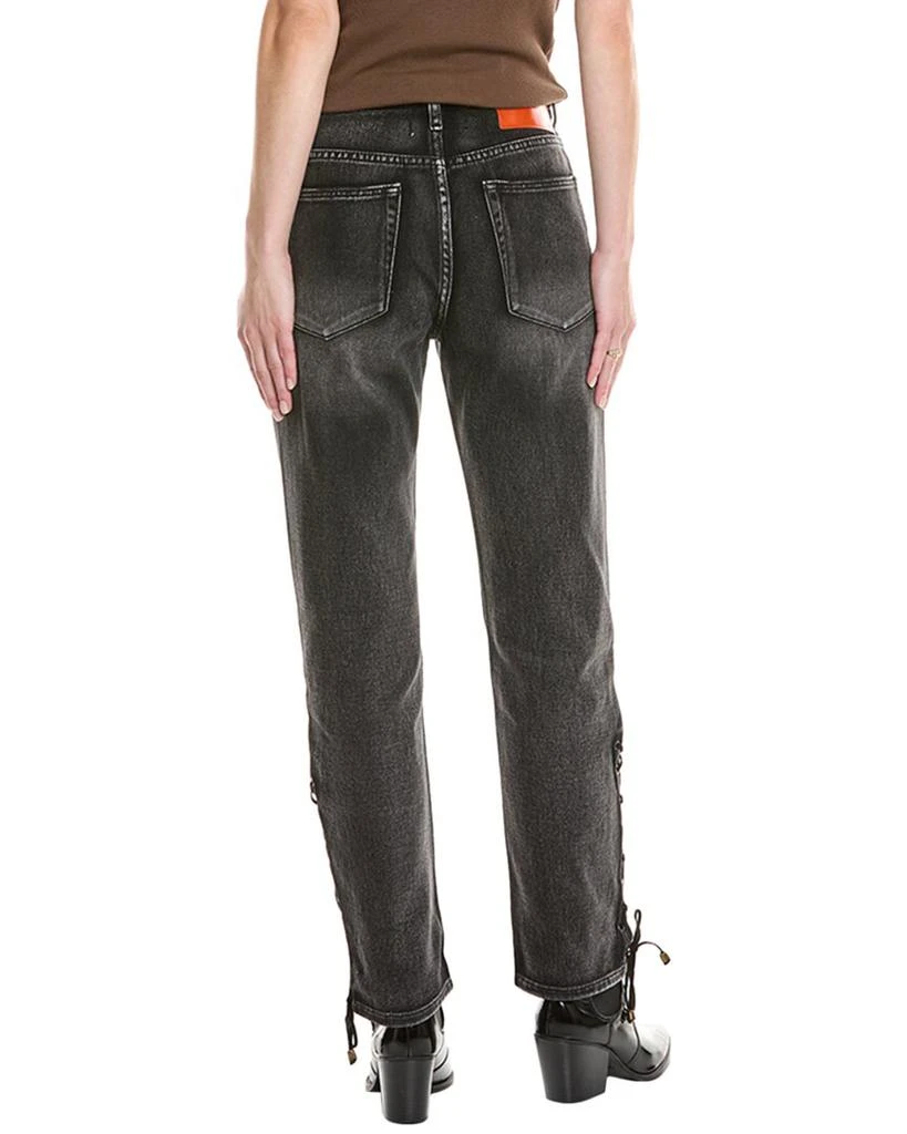 One Teaspoon Awesome Baggies Faded Black High Waist Straight Jean 2