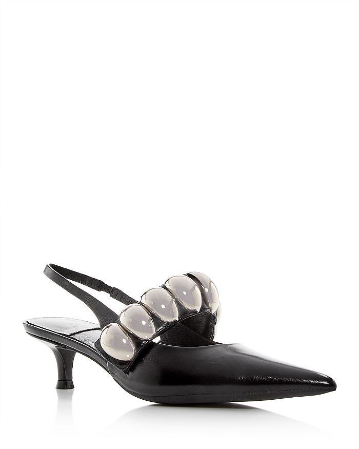 Jeffrey Campbell Women's Persona Embellished Slingback Pumps