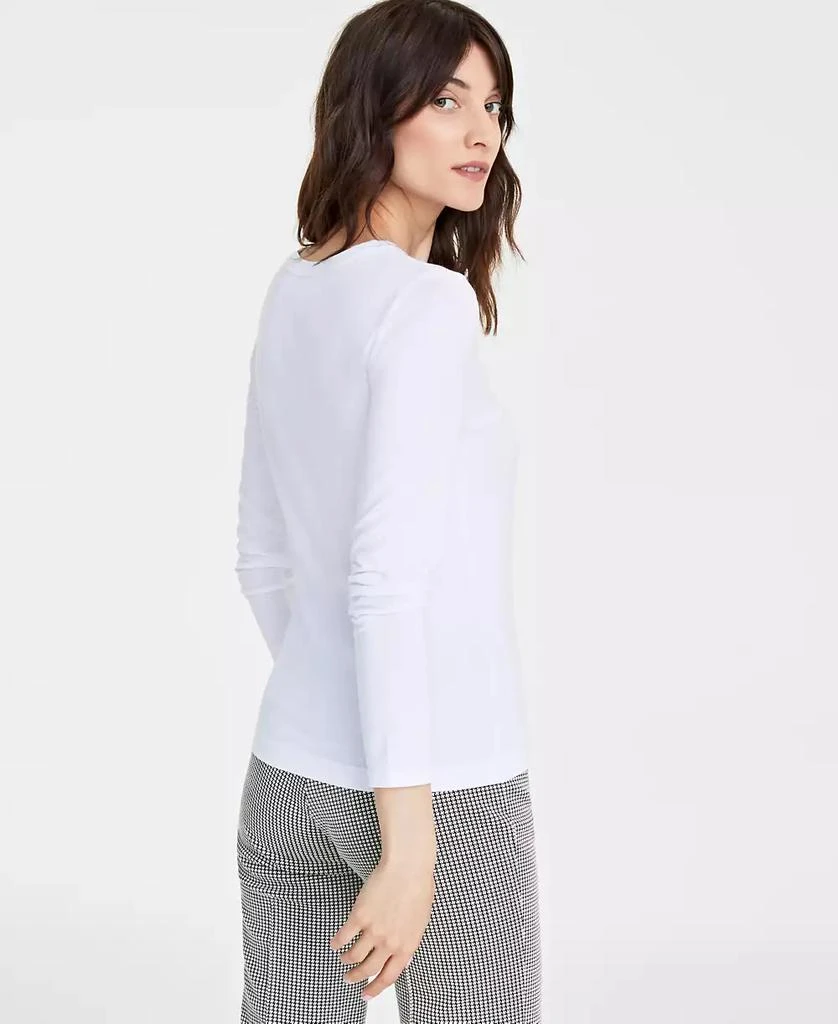On 34th Women's Modal Crewneck Top, Created for Macy's 2