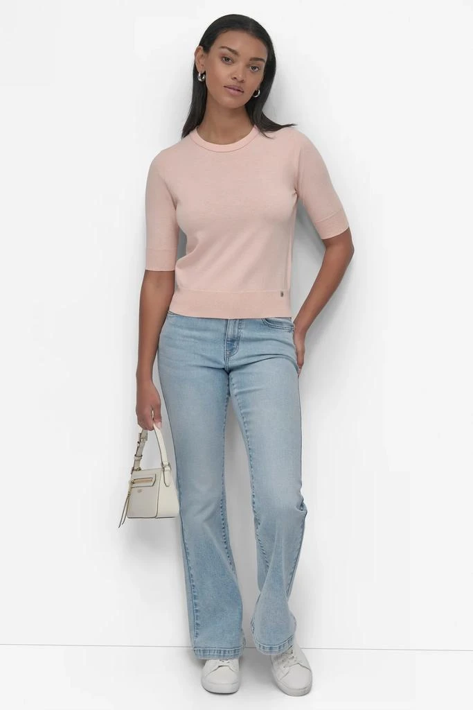 DKNY ELBOW SLEEVE CREW NECK 4