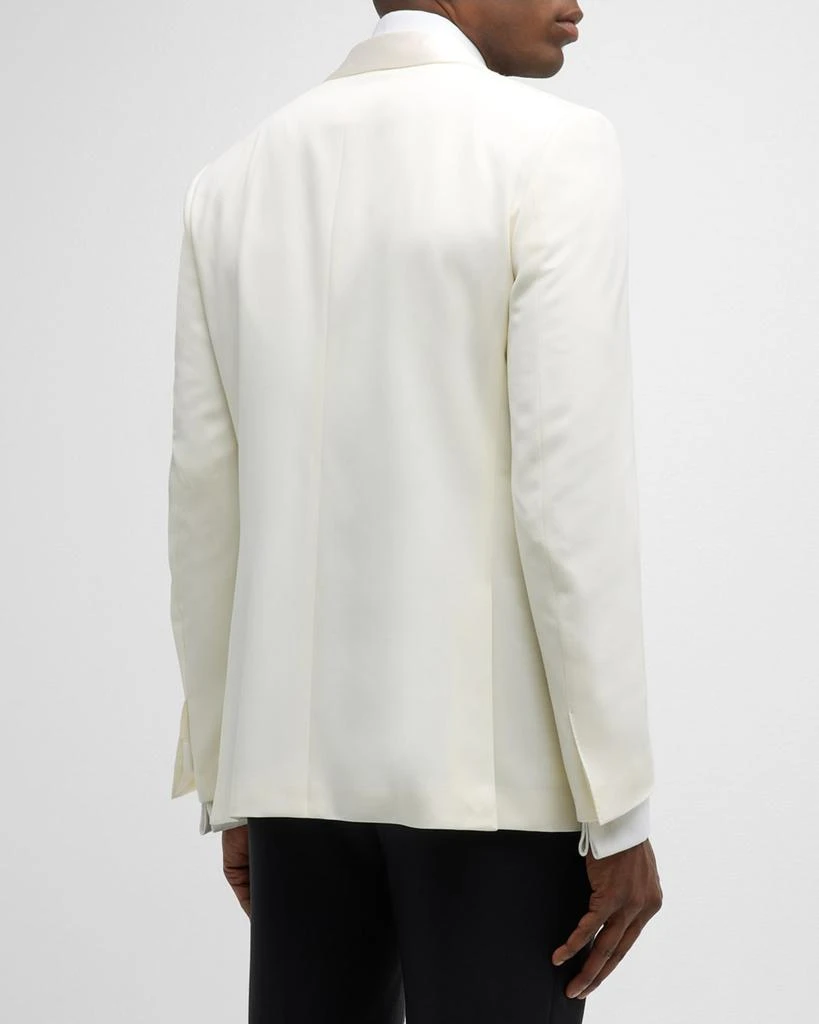 Zegna Men's Wool Shawl Dinner Jacket 3