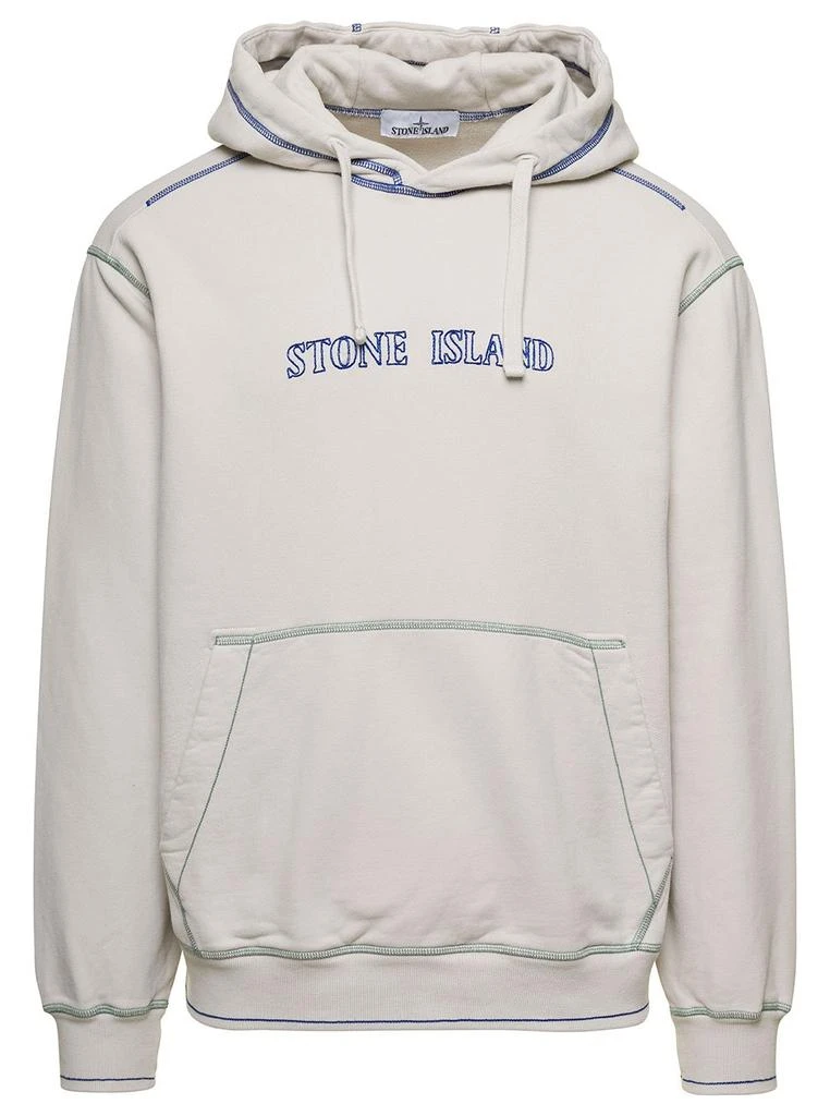 Stone Island Stone Island Logo Embroidered Hoodie 1