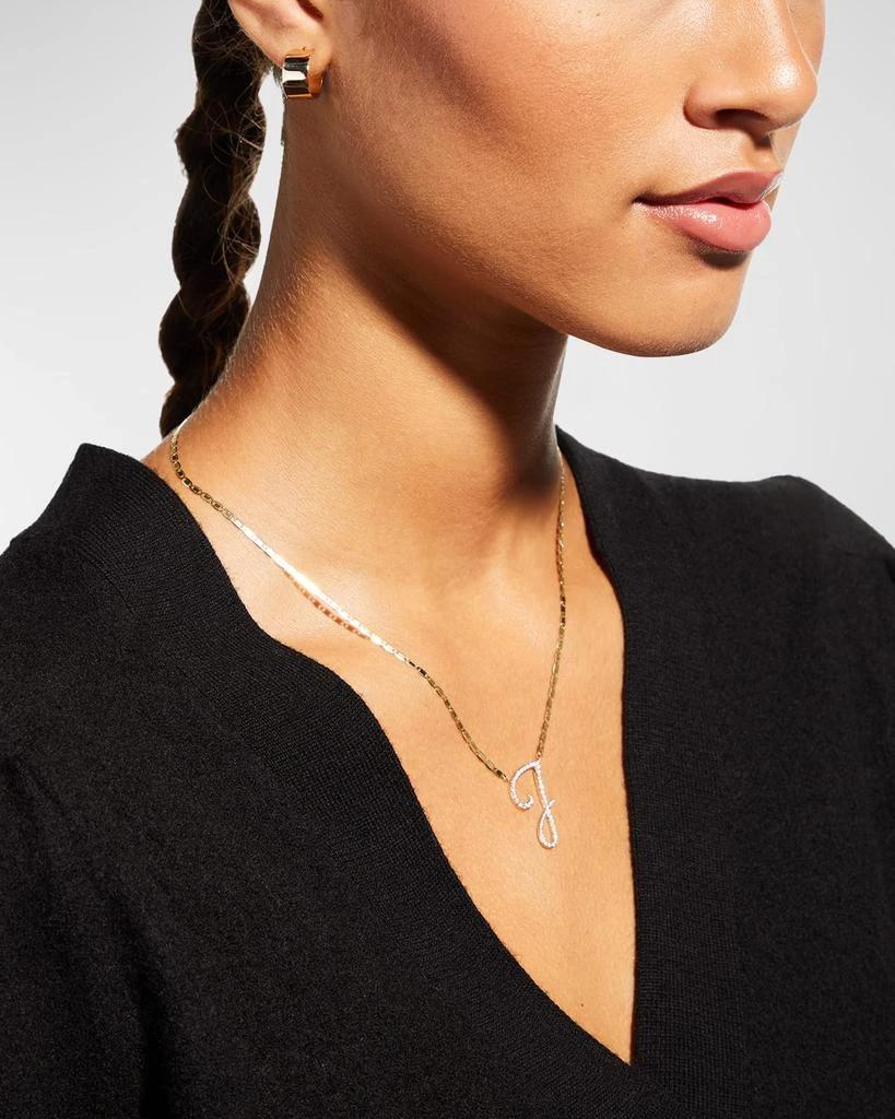 LANA 13mm 14K Gold Vanity Hoops 5