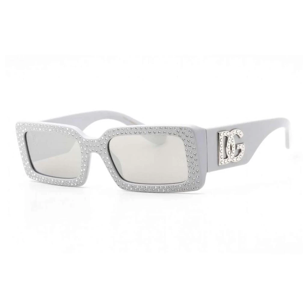 Dolce & Gabbana Dolce & Gabbana Women's Grey Rectangular Sunglasses 1