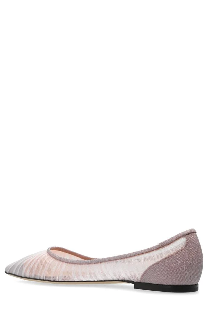 Jimmy Choo Jimmy Choo Love Pointed-Toe Slip-On Ballet Flats 3