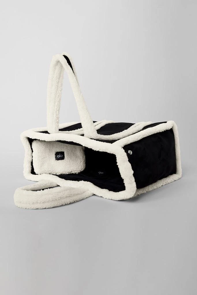 Alo Winterfun Tote Bag - Black/Ivory 3