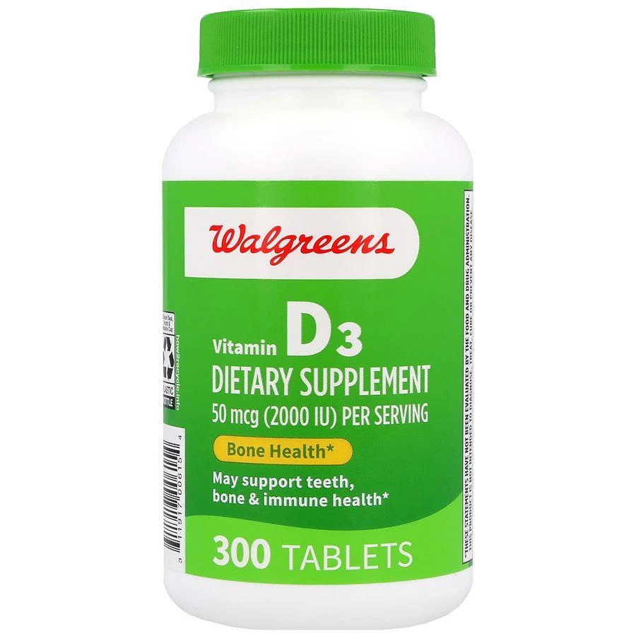 Walgreens Vitamin D3 50 mcg Tablets
