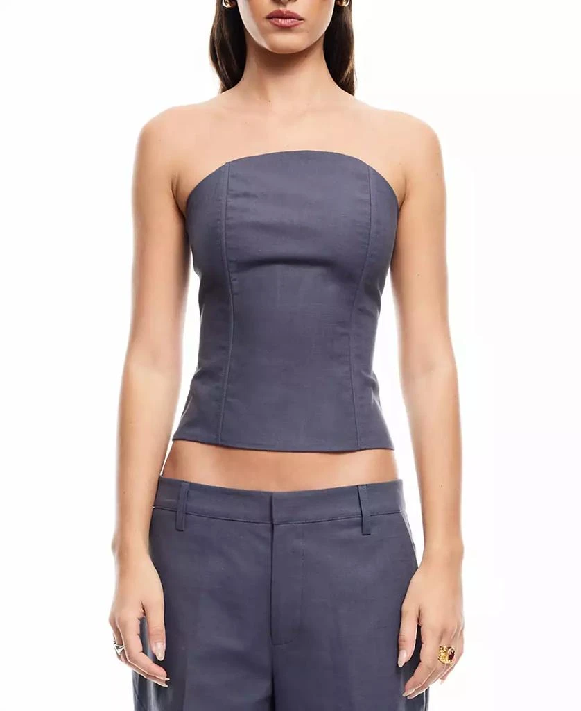 Lioness Women's Untamed Cotton Strapless Top 1