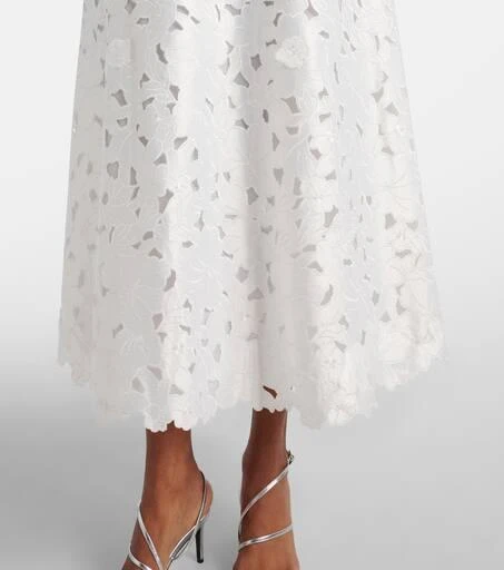 Costarellos Norina satin lace cocktail dress 5