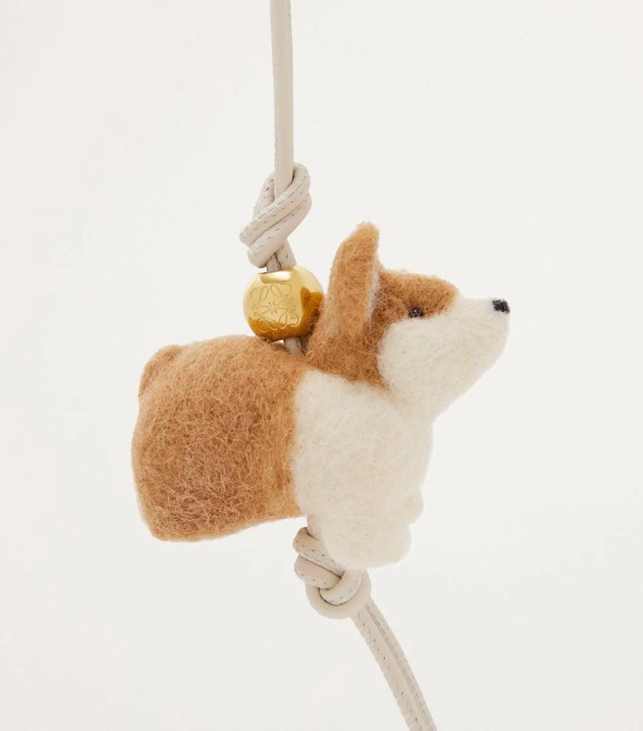 Loewe Felt Corgi Charm 3