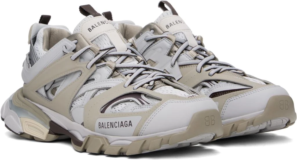 Balenciaga Taupe & Gray Track Sneakers 4