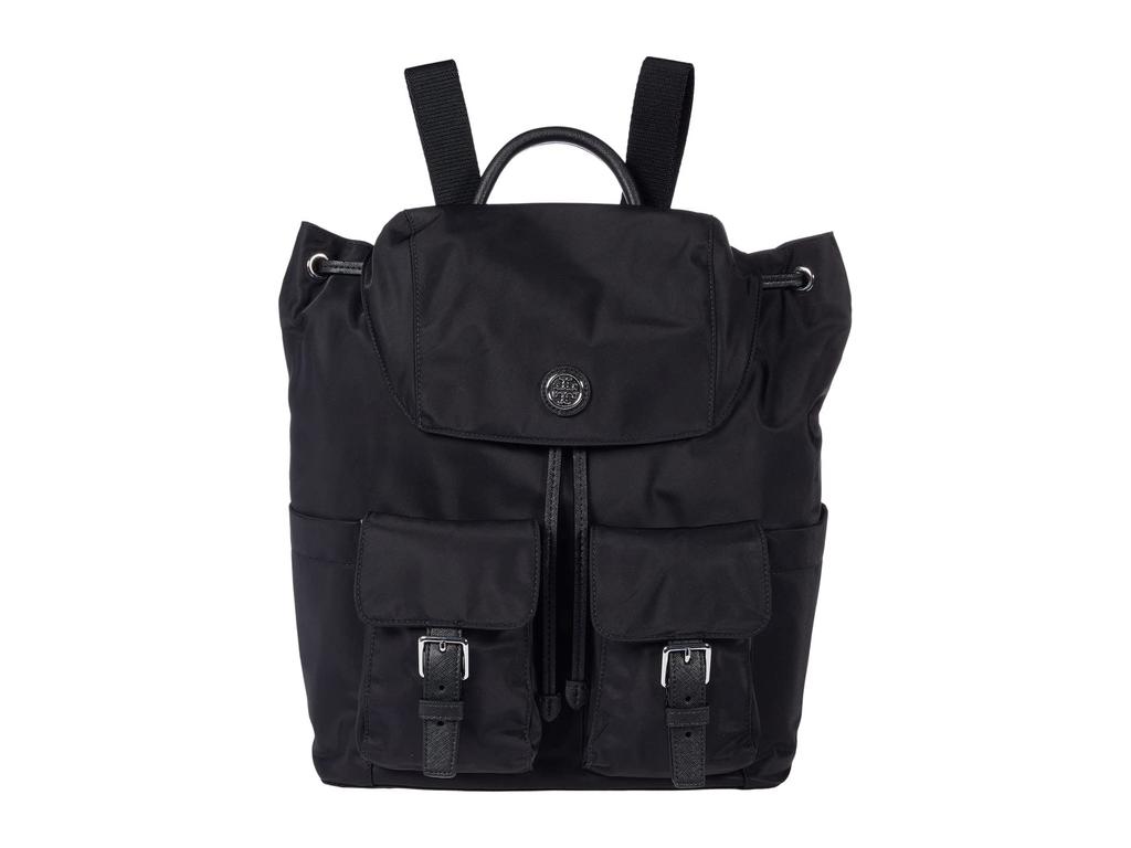 関税送料込み Tory Burch Virginia Flap Backpack Virginia Metallic Flap Backpack: Women's Designer Backpacks