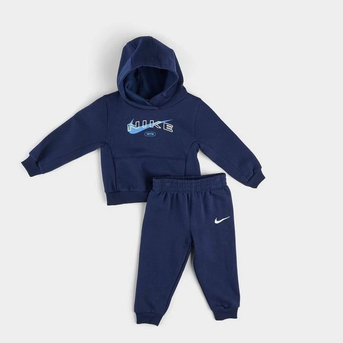 NIKE Infant Nike Outline Pullover Hoodie and Jogger Pants Set 1