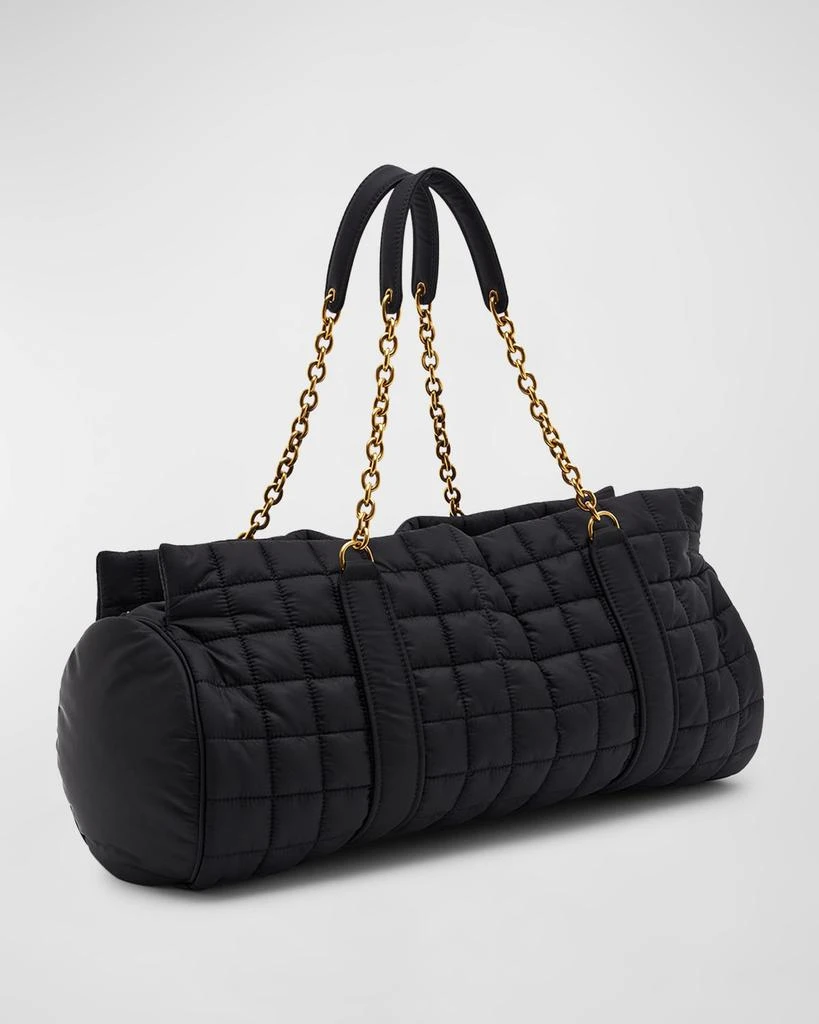 Yves Saint Laurent Gloria Travel YSL Duffel Bag in Quilted Nylon 6