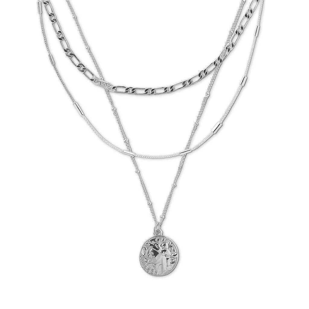 Orelia London Multi Row Coin Necklace