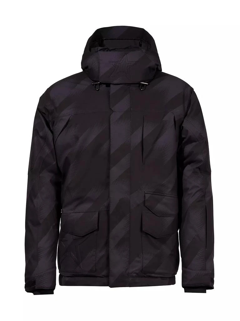 PERFECT MOMENT Max Houndstooth Down Hooded Ski Parka 1