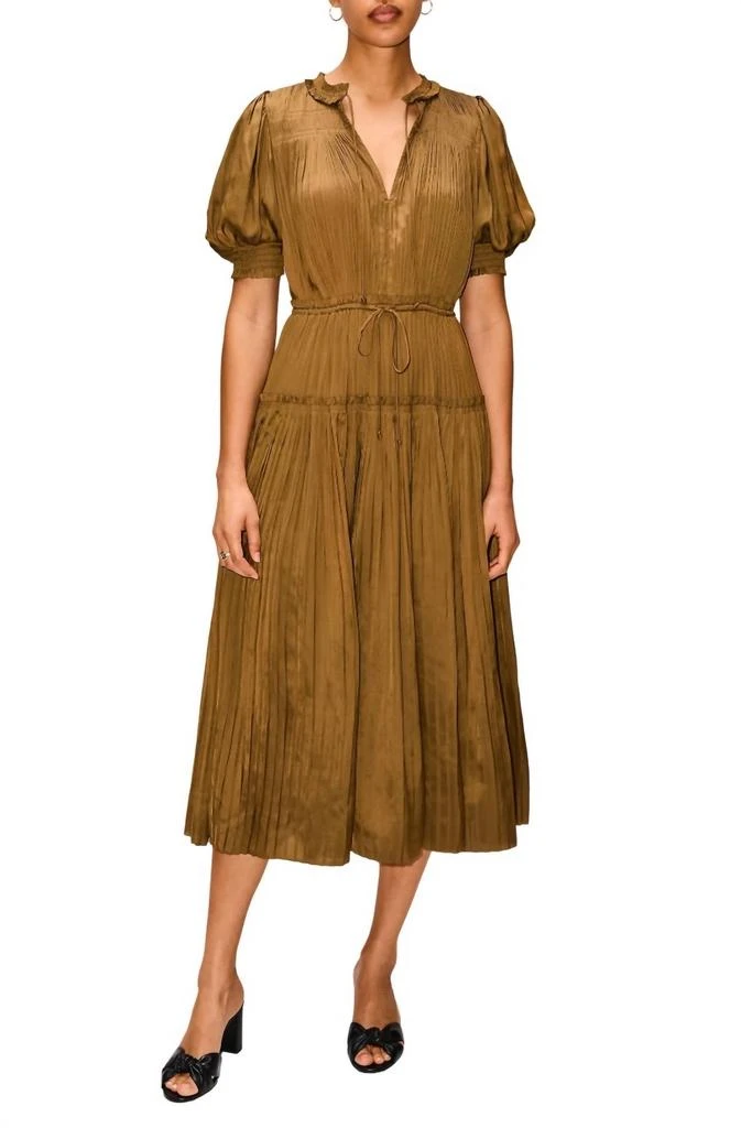 Ulla Johnson Astrid Dress In Olive 1