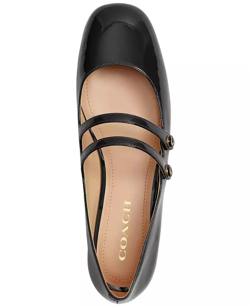 Coach Winley Double Buckle Ballet Flats 4