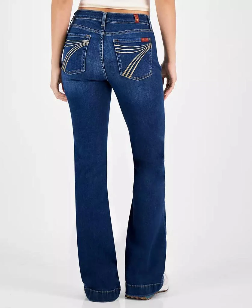 7 For All Mankind Women's Dojo Mid-Rise Flare-Leg Jeans 2