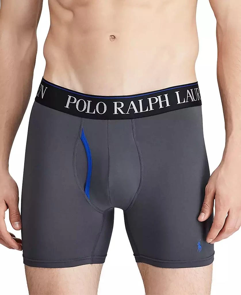 Ralph Lauren Men's 3-Pack 4-D Flex Cool Microfiber Boxer Briefs 3