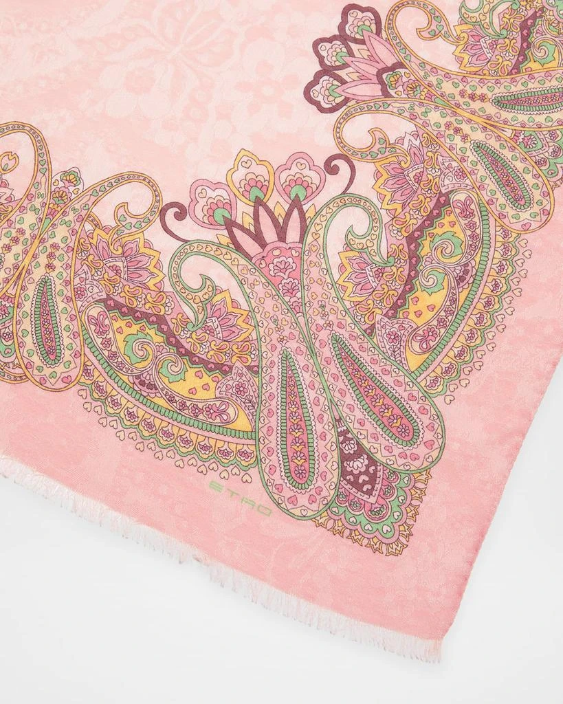 ETRO Boheme Paisley Border Scarf 4