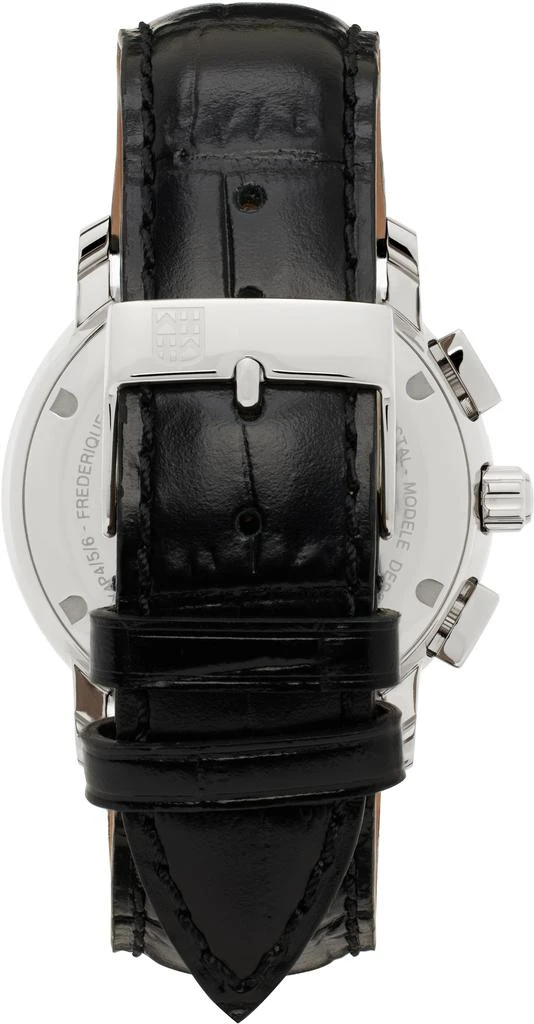 Frédérique Constant Silver & Black Classics Quartz Chronograph Watch 3