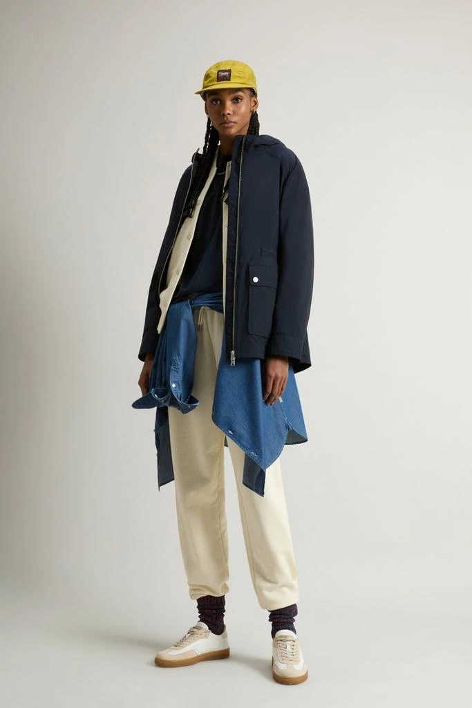 Woolrich Urban Touch Hooded Jacket - Women - Blue 2