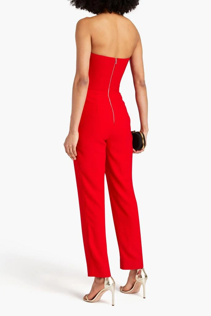 RASARIO Strapless crepe jumpsuit 3