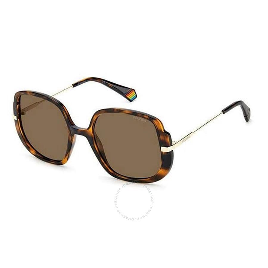 Polaroid Bronze Butterfly Ladies Sunglasses PLD 6181/S 0086/SP 53