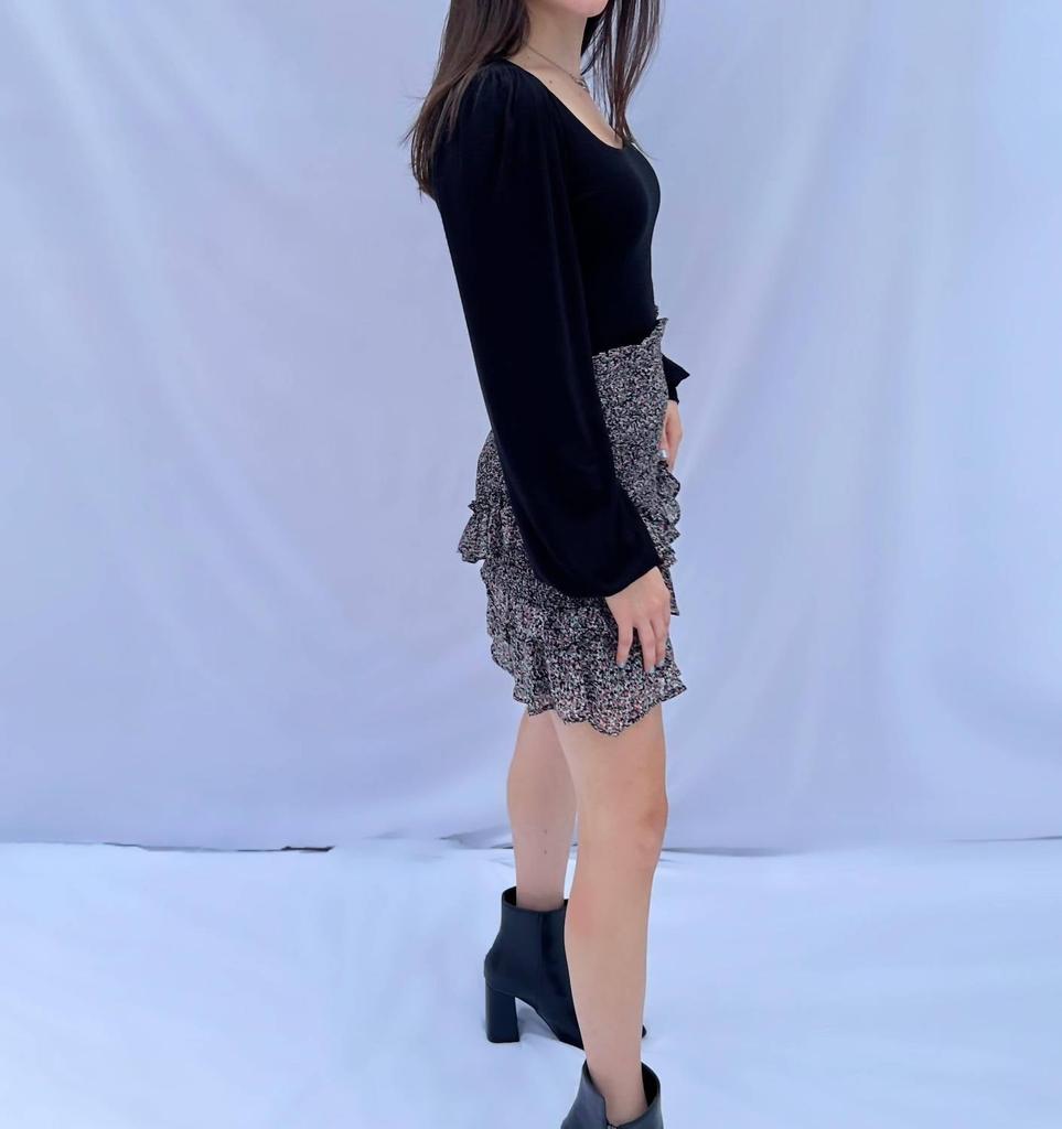 Lush Lush - Smocked Ruffle Skirt
