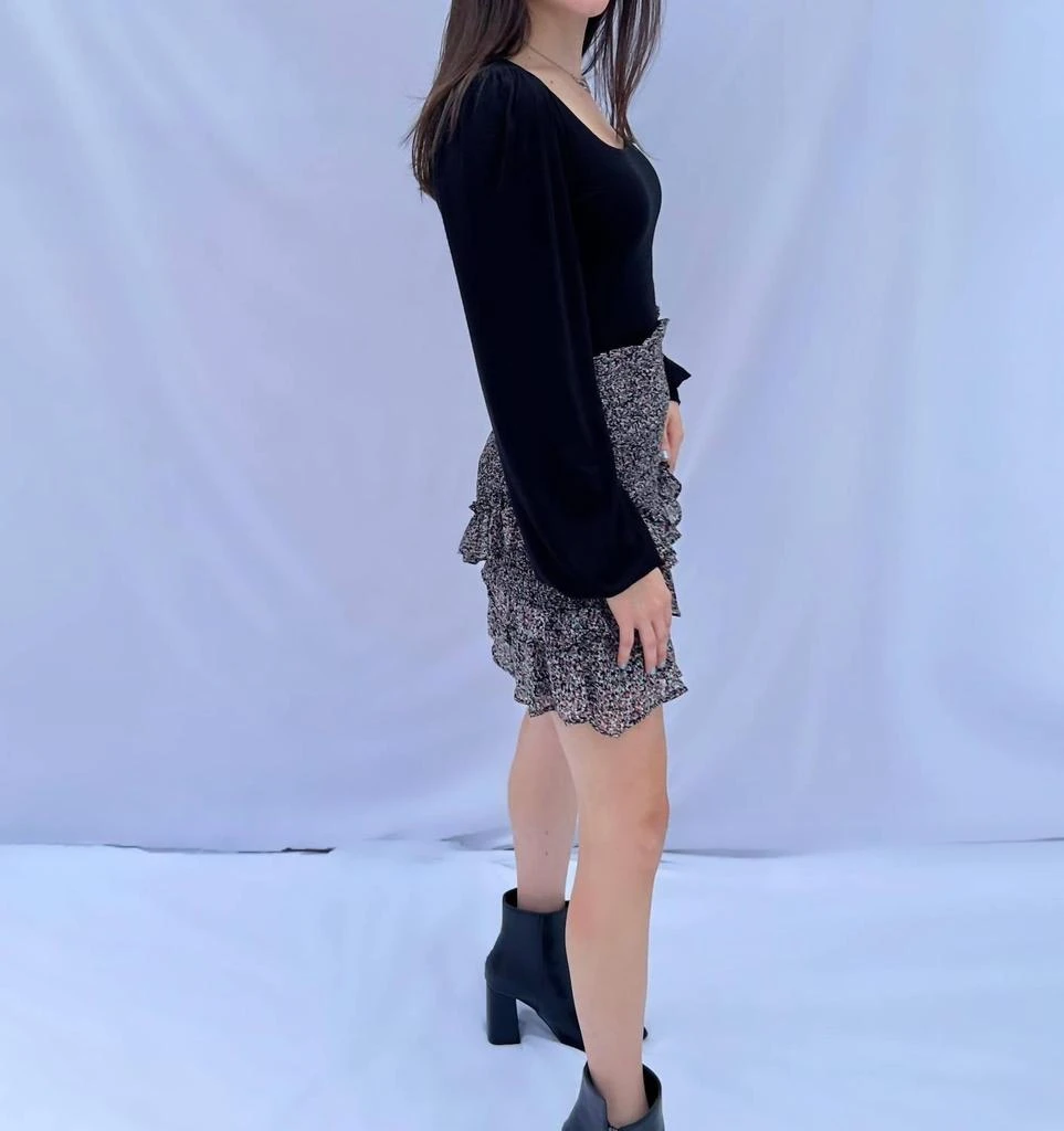 Lush Lush - Smocked Ruffle Skirt 2