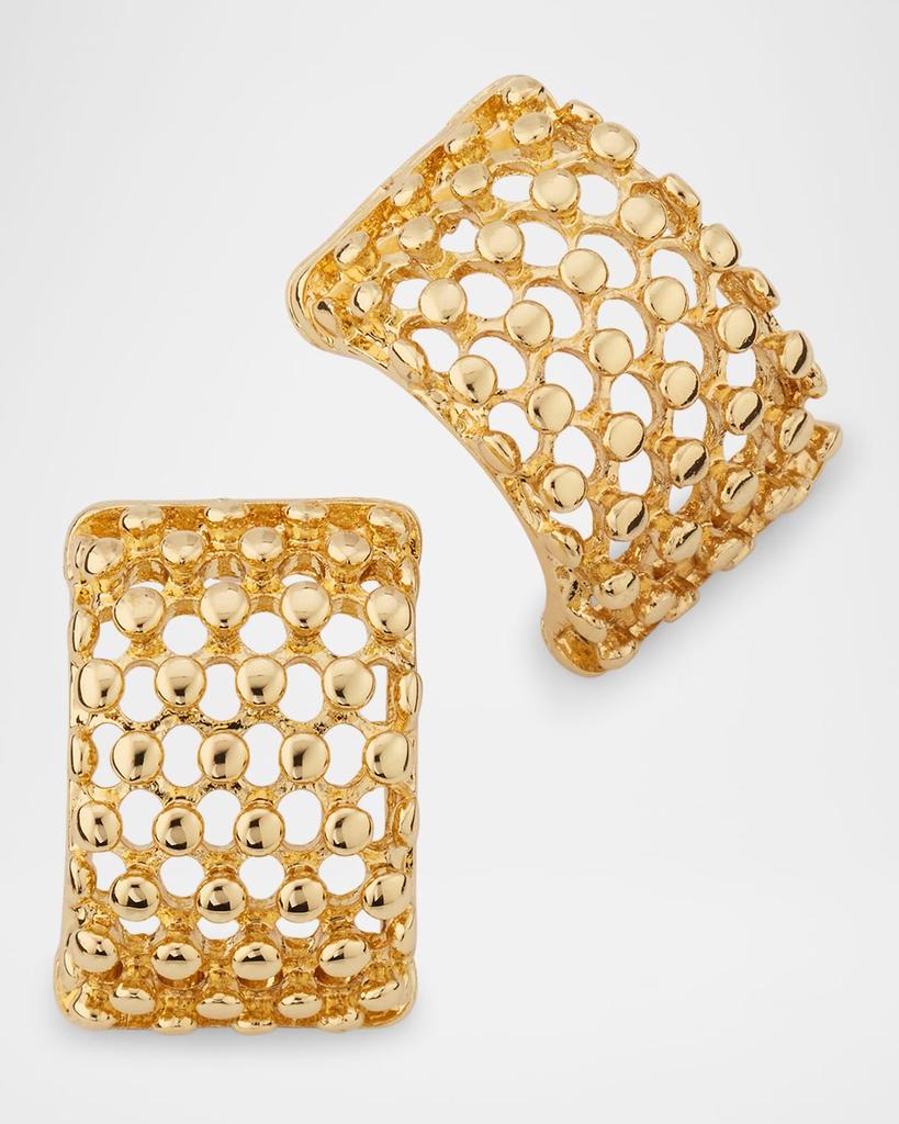 Devon Leigh Textured Gold Earrings