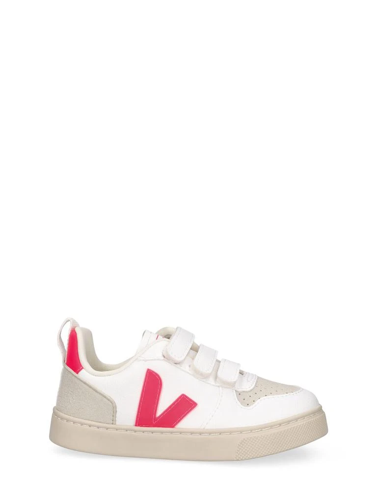 Veja V-10 Chrome-free Leather Strap Sneakers 1