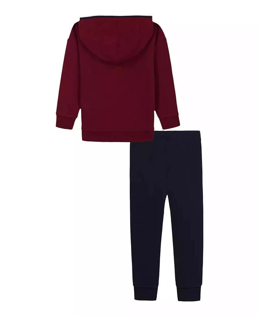 Tommy Hilfiger Baby Boys
 Semi-Zip Hoodie and Joggers, 2-Piece Set 2