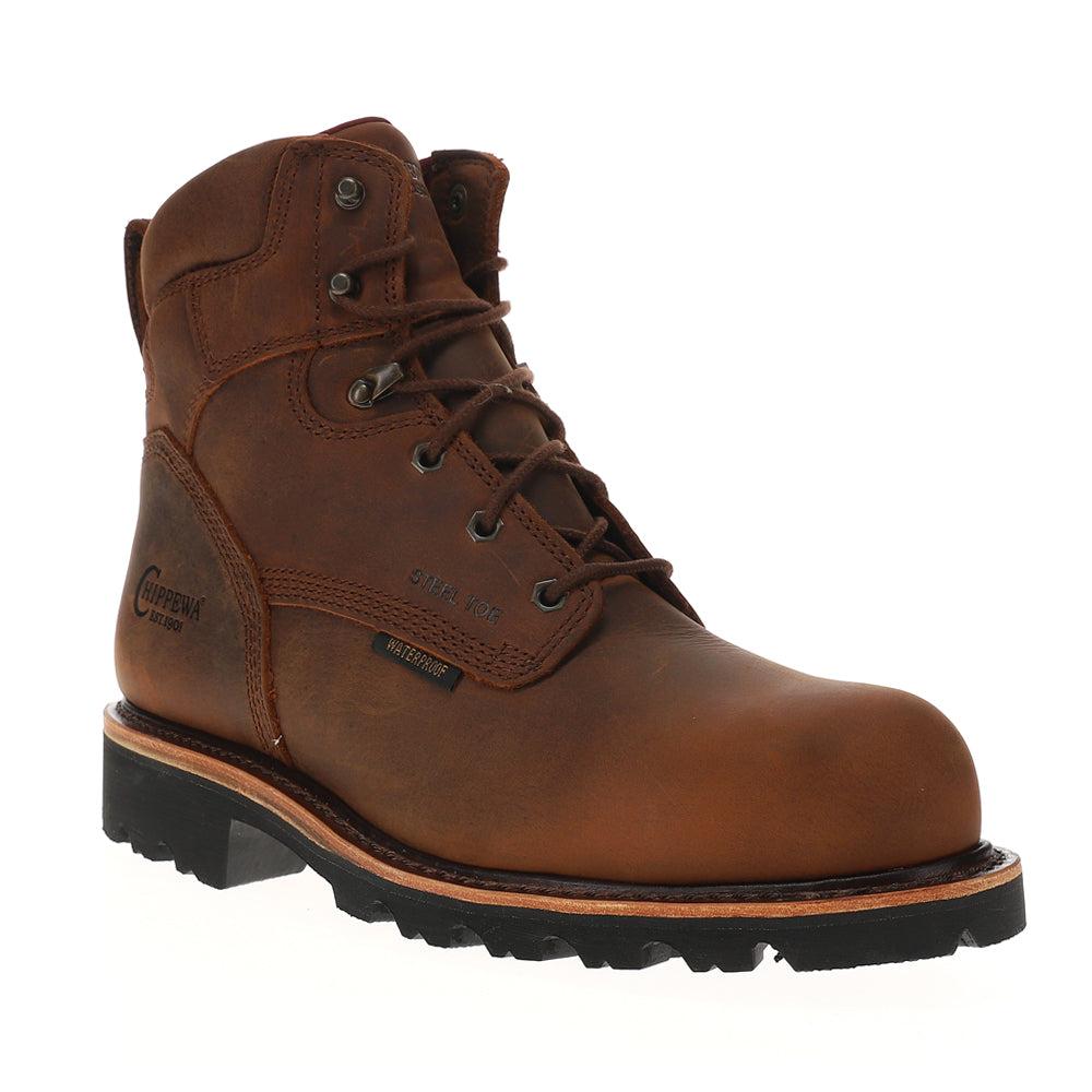 Chippewa Super DNA 6 Inch Waterproof Steel Toe Work Boots