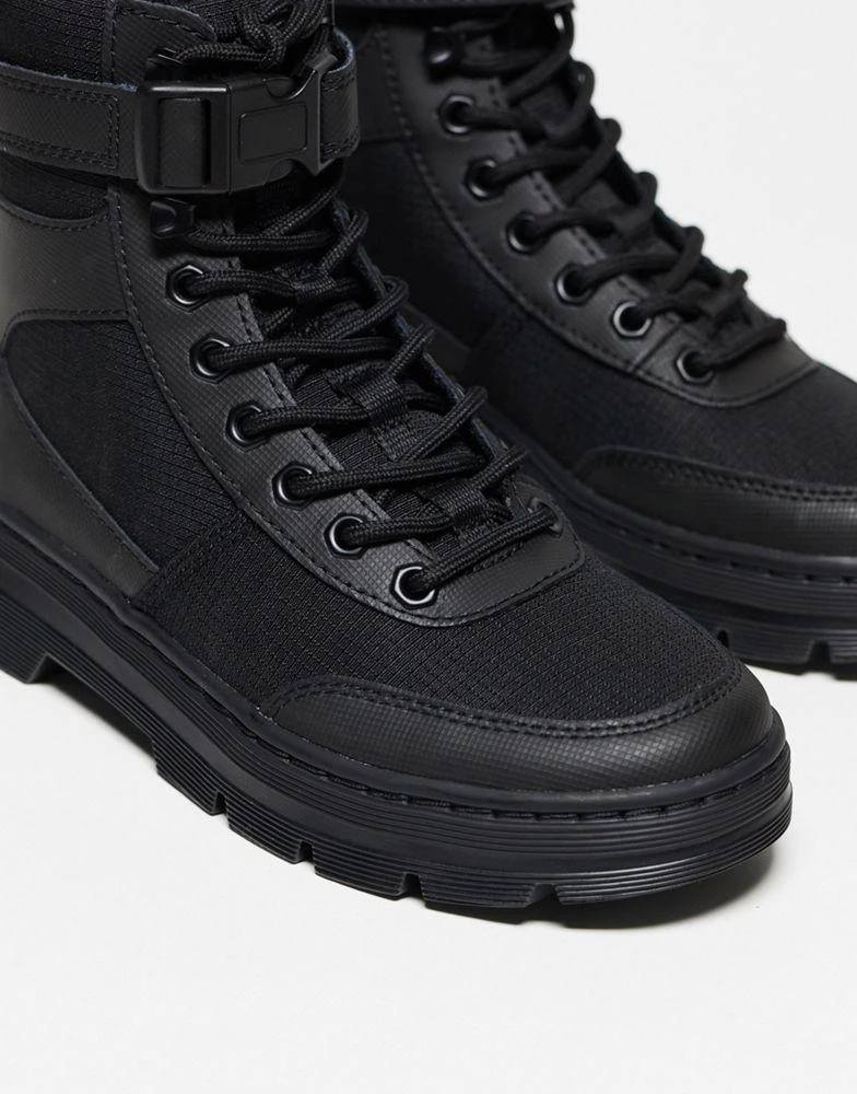 Dr. Martens Dr Martens unisex Combs tech 8 tie boots in black 4