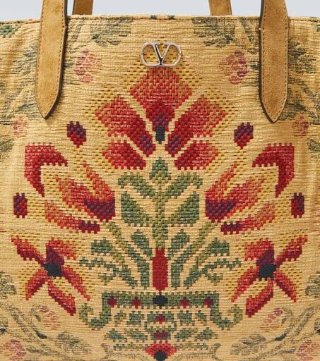 Valentino Valentino Garavani Nellcôte floral shopper 6