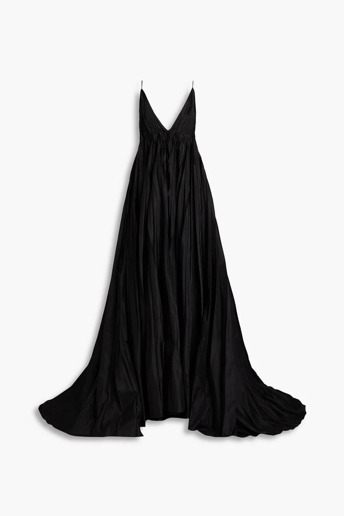 Valentino Plissé silk-taffeta gown 1