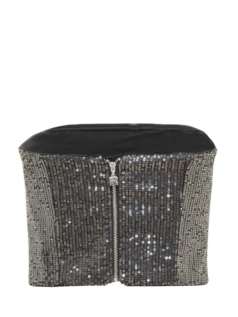 ROTATE Birger Christensen ROTATE Sequin Embellished Strapless Top 2