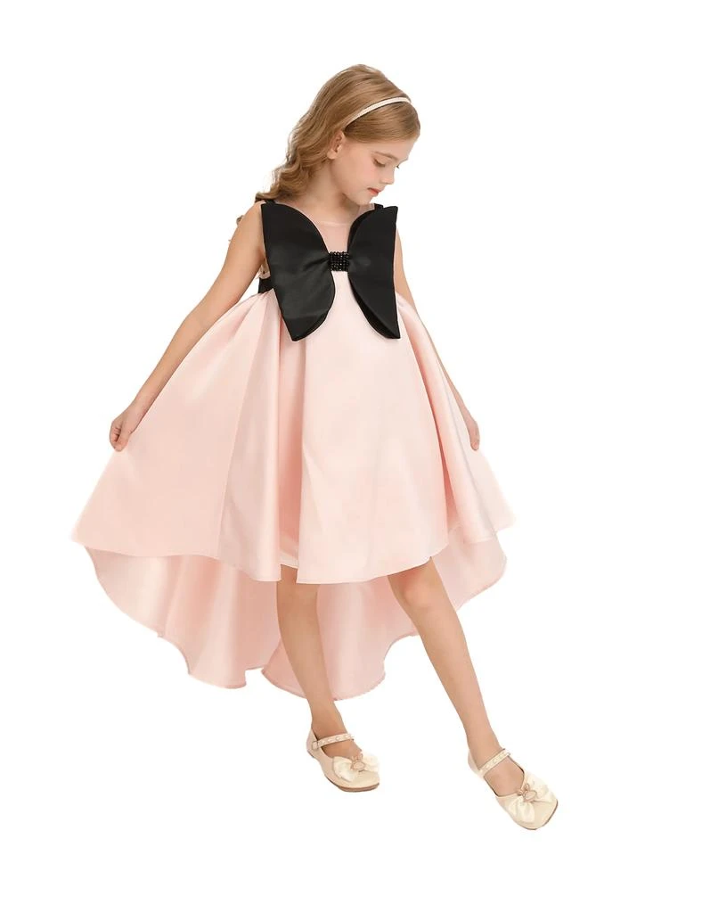 Tulleen Pink Dress Black Bow Ophelia Dress 3