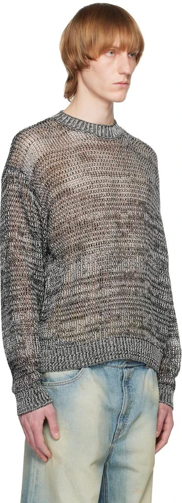 JieDa Black Oversized Sweater 2