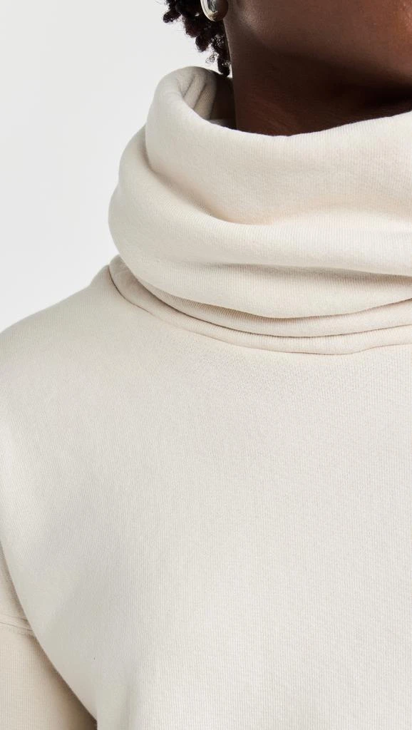 Les Tien Corey Crop Cowl Neck Sweatshirt 5