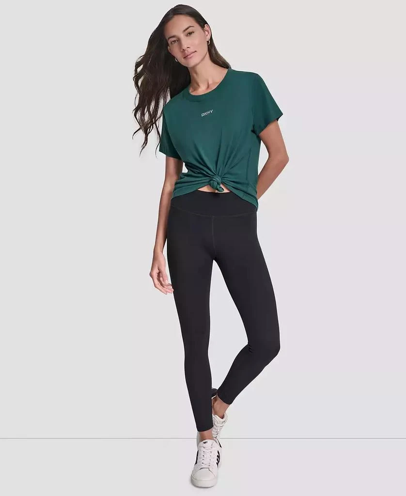 DKNY Women's Studded-Logo T-Shirt 10
