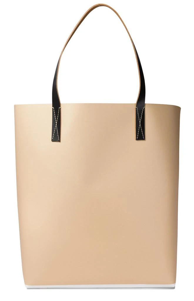 Marni Marni Logo Printed Striped Tote Bag 2