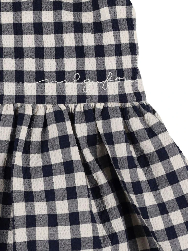 IL GUFO Vichy Seersucker Cotton Dress 1