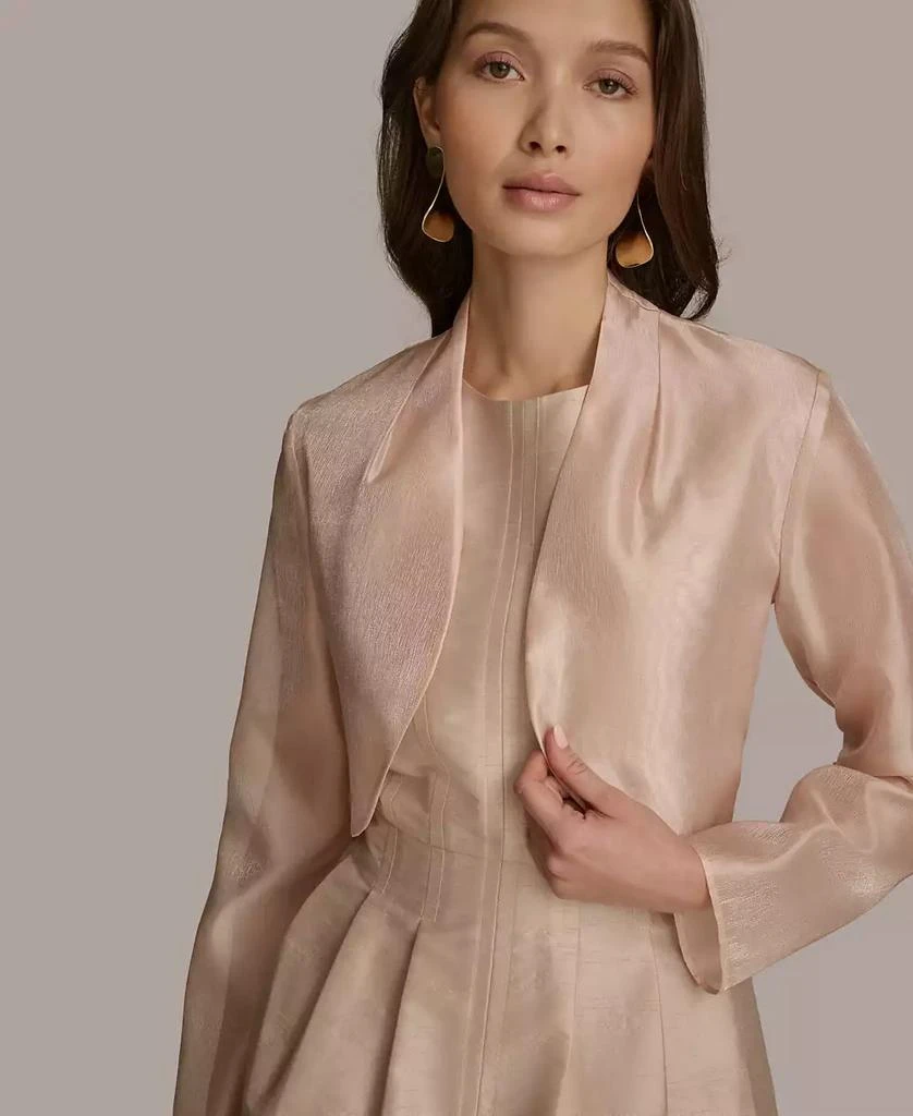 Donna Karan Women's Open-Front Long-Sleeve Shrug 1