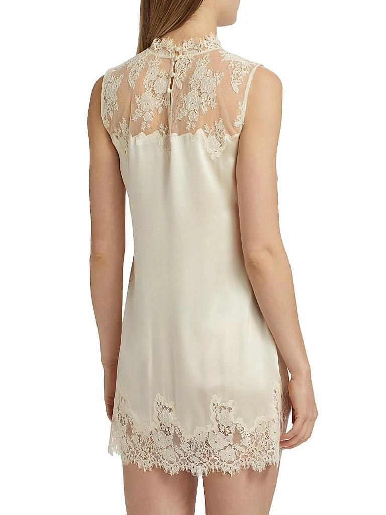 DÔEN Valeria Lace &amp; Silk Minidress 5
